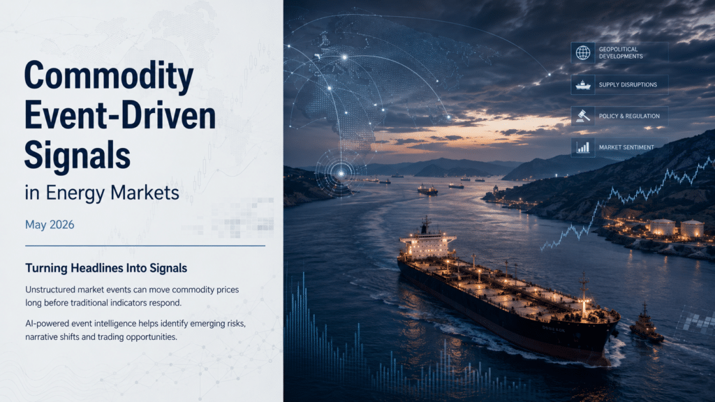 commodity event driven signals
