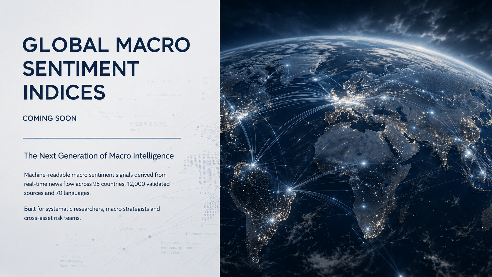 Global Macro Sentiment Indices
