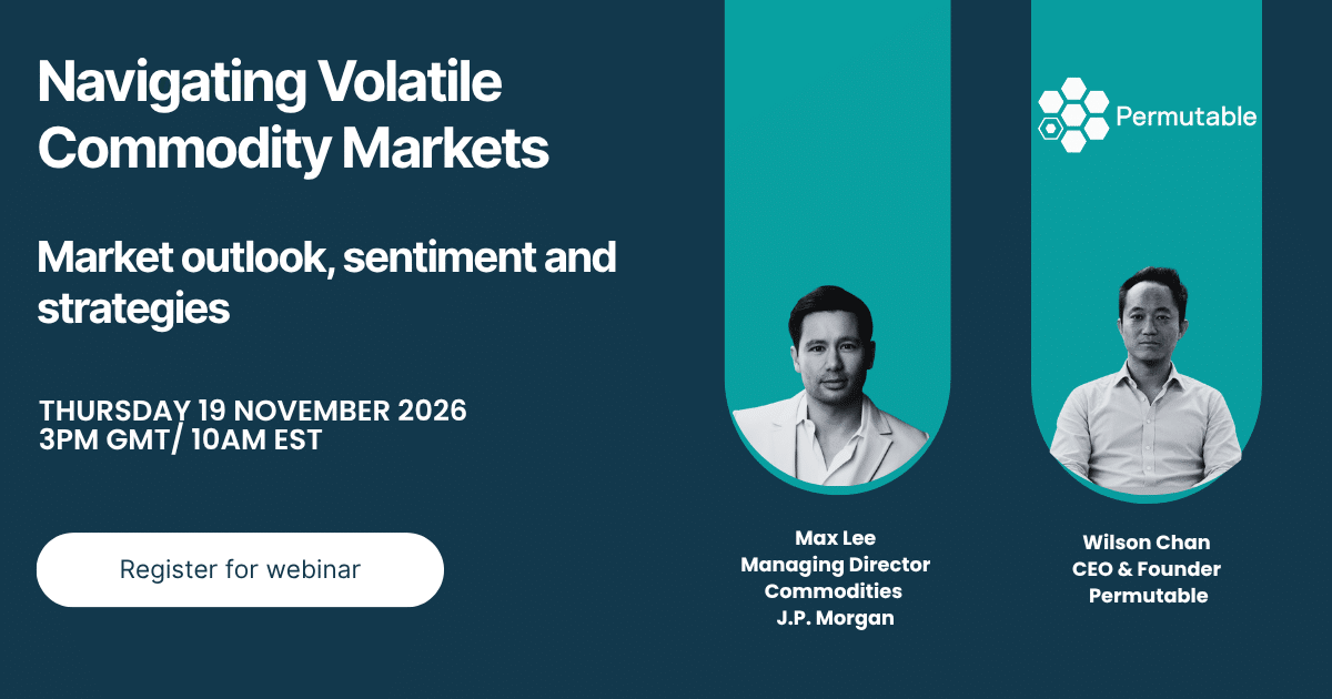 Webinar on commodity market strategies